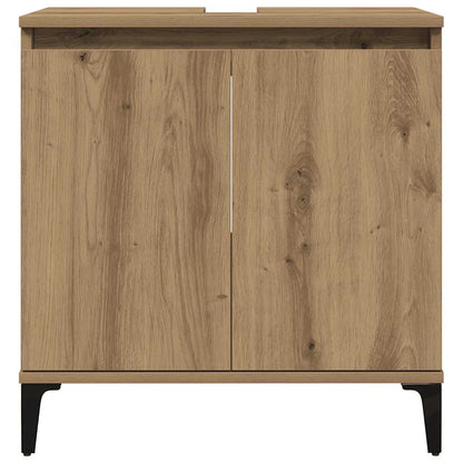 Sink Cabinet Artisan Oak 58x33x60 cm Engineered Wood