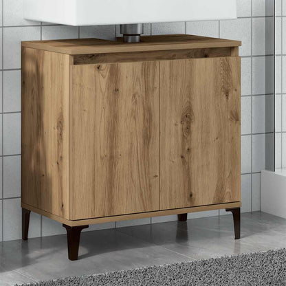 Sink Cabinet Artisan Oak 58x33x60 cm Engineered Wood