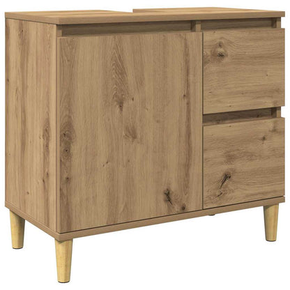 Sink Cabinet Artisan Oak 65x33x60 cm Engineered Wood