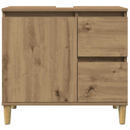 Sink Cabinet Artisan Oak 65x33x60 cm Engineered Wood