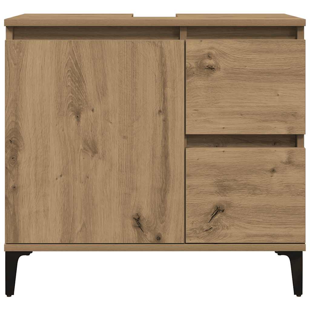 Sink Cabinet Artisan Oak 65x33x60 cm Engineered Wood