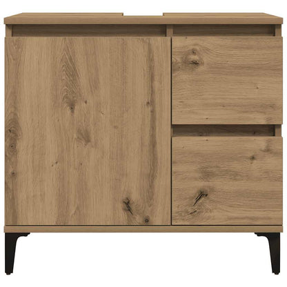 Sink Cabinet Artisan Oak 65x33x60 cm Engineered Wood