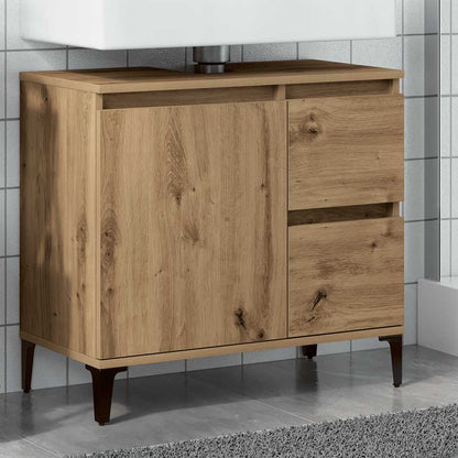 Sink Cabinet Artisan Oak 65x33x60 cm Engineered Wood