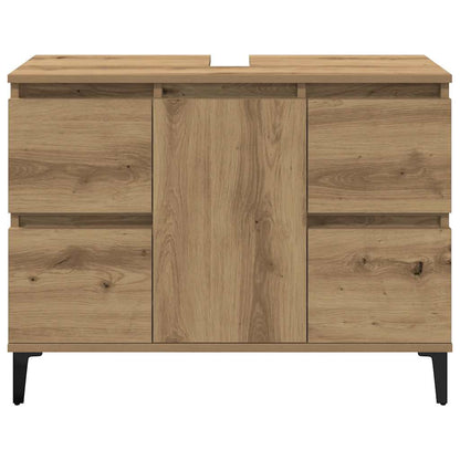 Sink Cabinet Artisan Oak 80x33x60 cm Engineered Wood