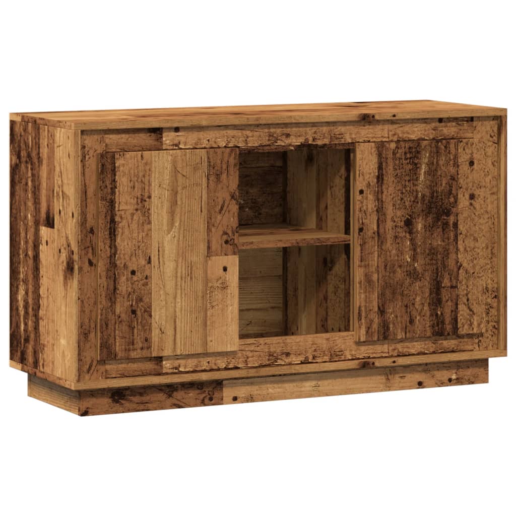 Sideboard Old Wood 102x35x60 cm Engineered Wood