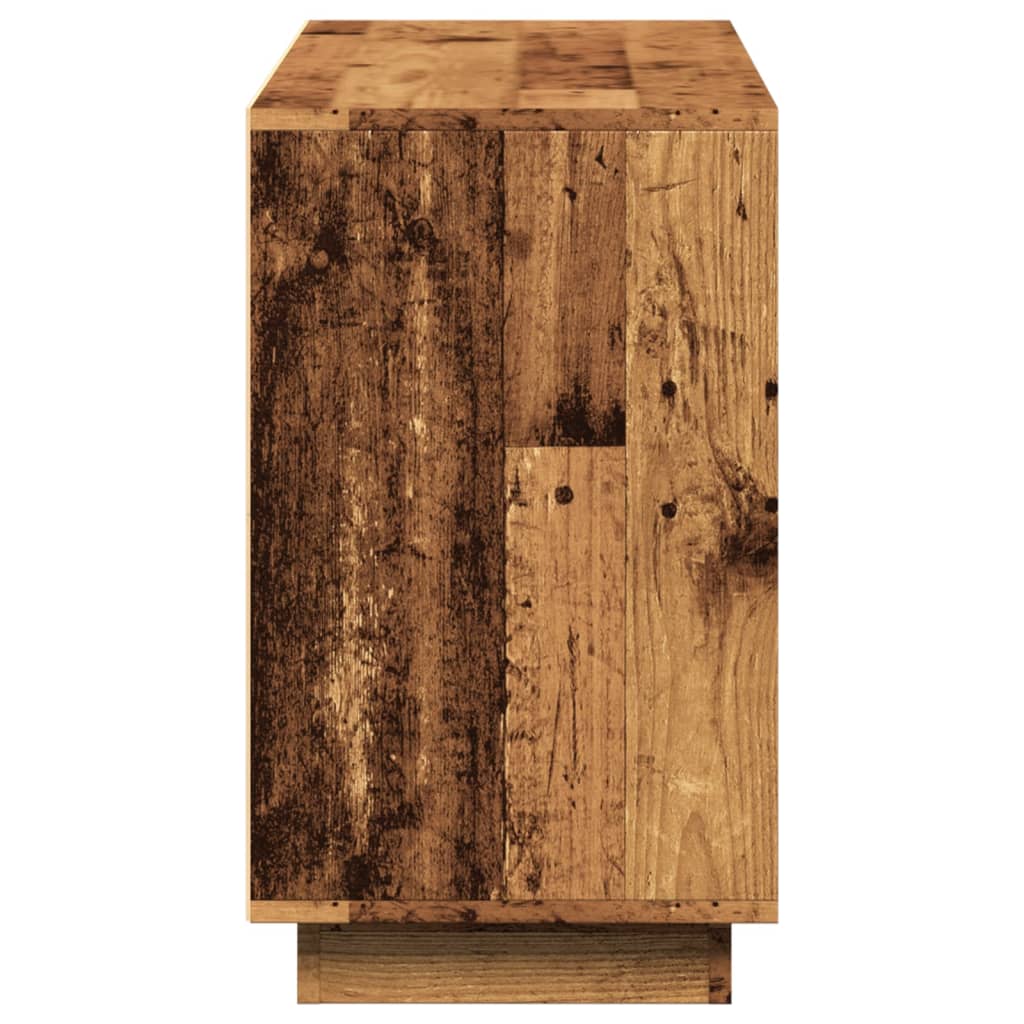Sideboard Old Wood 102x35x60 cm Engineered Wood