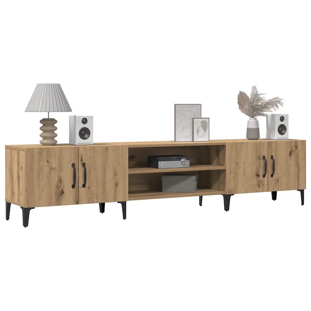 TV Cabinet Artisian Oak 180x31.5x40 cm Engineered Wood