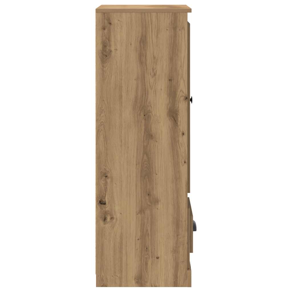 Highboard Artisian Oak 36x35.5x103.5 cm Engineered Wood