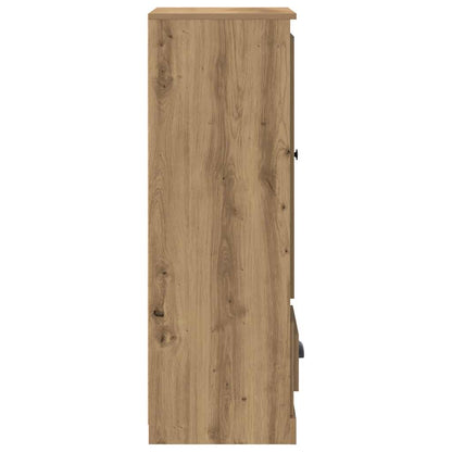 Highboard Artisian Oak 36x35.5x103.5 cm Engineered Wood