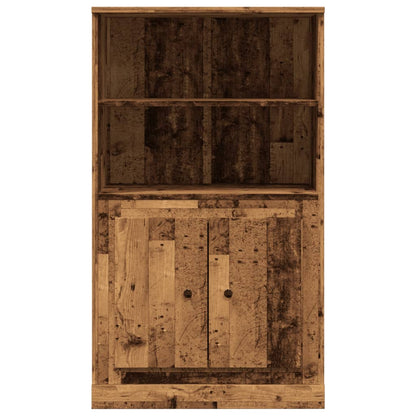 Highboard Old Wood 60x35.5x103.5 cm Engineered Wood