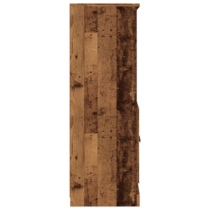 Highboard Old Wood 60x35.5x103.5 cm Engineered Wood