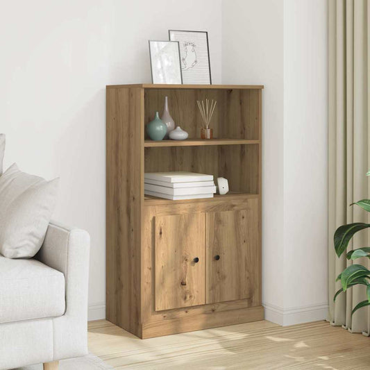 Highboard Artisian Oak 60x35.5x103.5 cm Engineered Wood