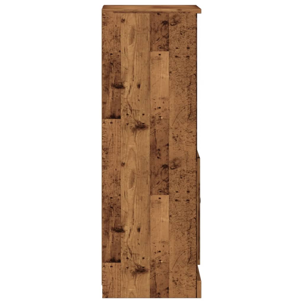 Highboard Old Wood 36x35.5x103.5 cm Engineered Wood