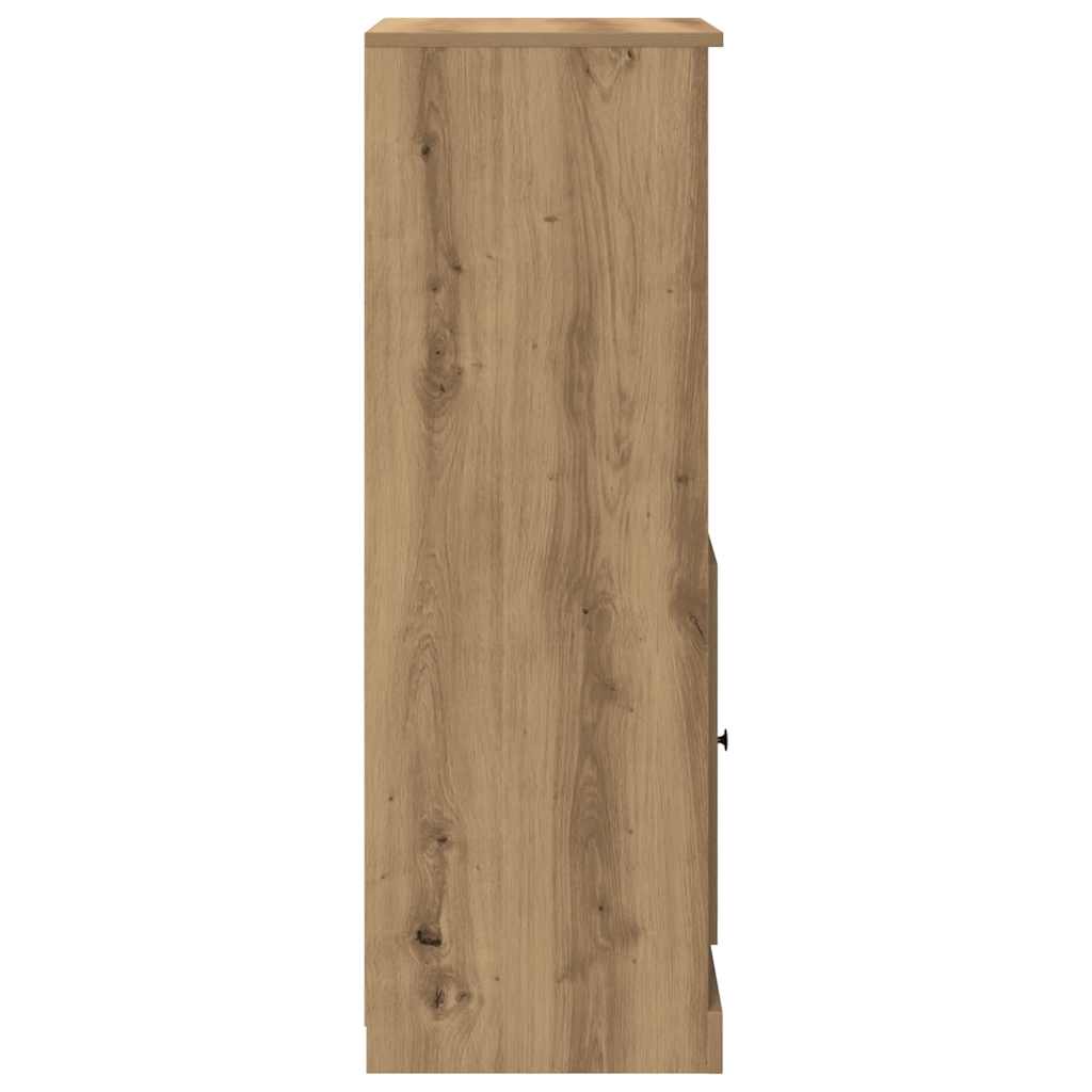 Highboard Artisian Oak 36x35.5x103.5 cm Engineered Wood