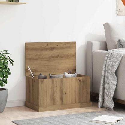 Storage Box Artisan Oak 70x40x38 cm Engineered Wood