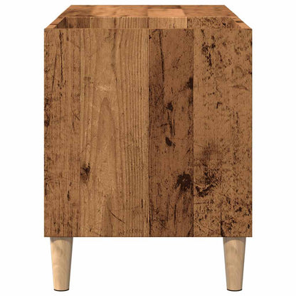 Record Cabinet Old Wood 84.5x38x48 cm Engineered Wood