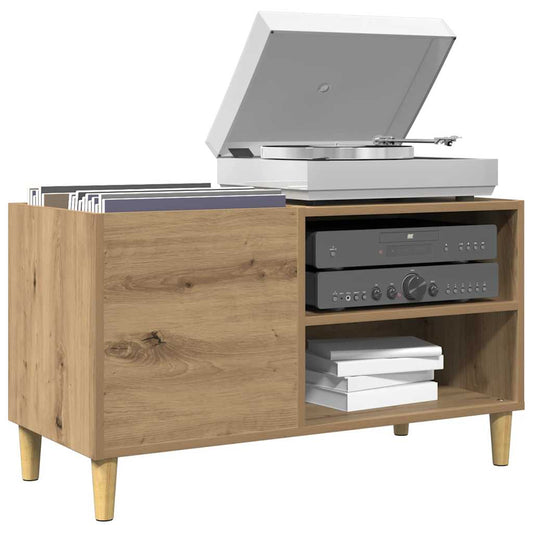 Record Cabinet Artisan Oak 84.5x38x48 cm Engineered Wood