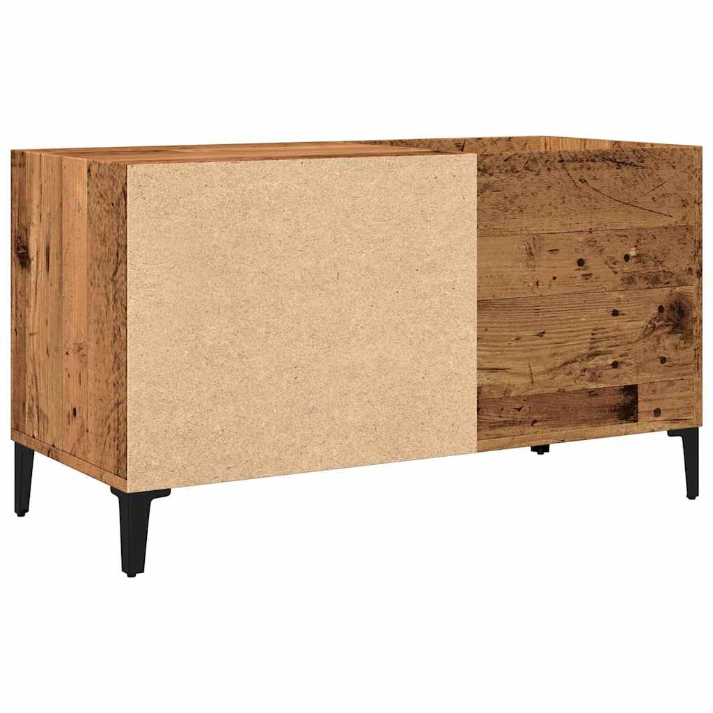 Record Cabinet Old Wood 84.5x38x48 cm Engineered Wood