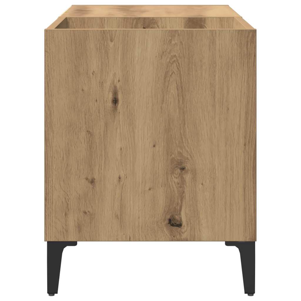 Record Cabinet Artisan Oak 84.5x38x48 cm Engineered Wood