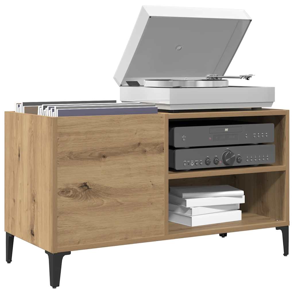 Record Cabinet Artisan Oak 84.5x38x48 cm Engineered Wood