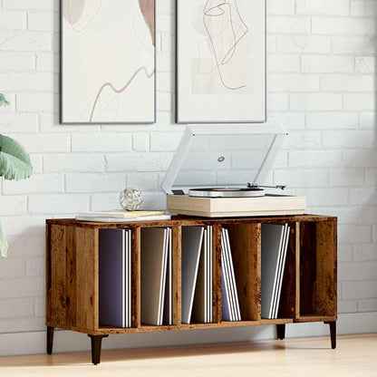 Record Cabinet Old Wood 100x38x48 cm Engineered Wood