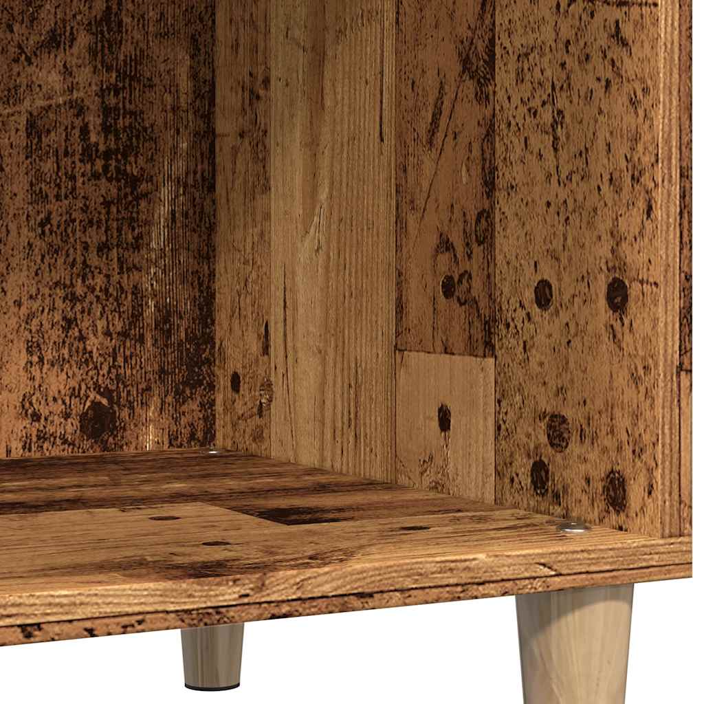 Record Cabinet Old Wood 84.5x38x89 cm Engineered Wood