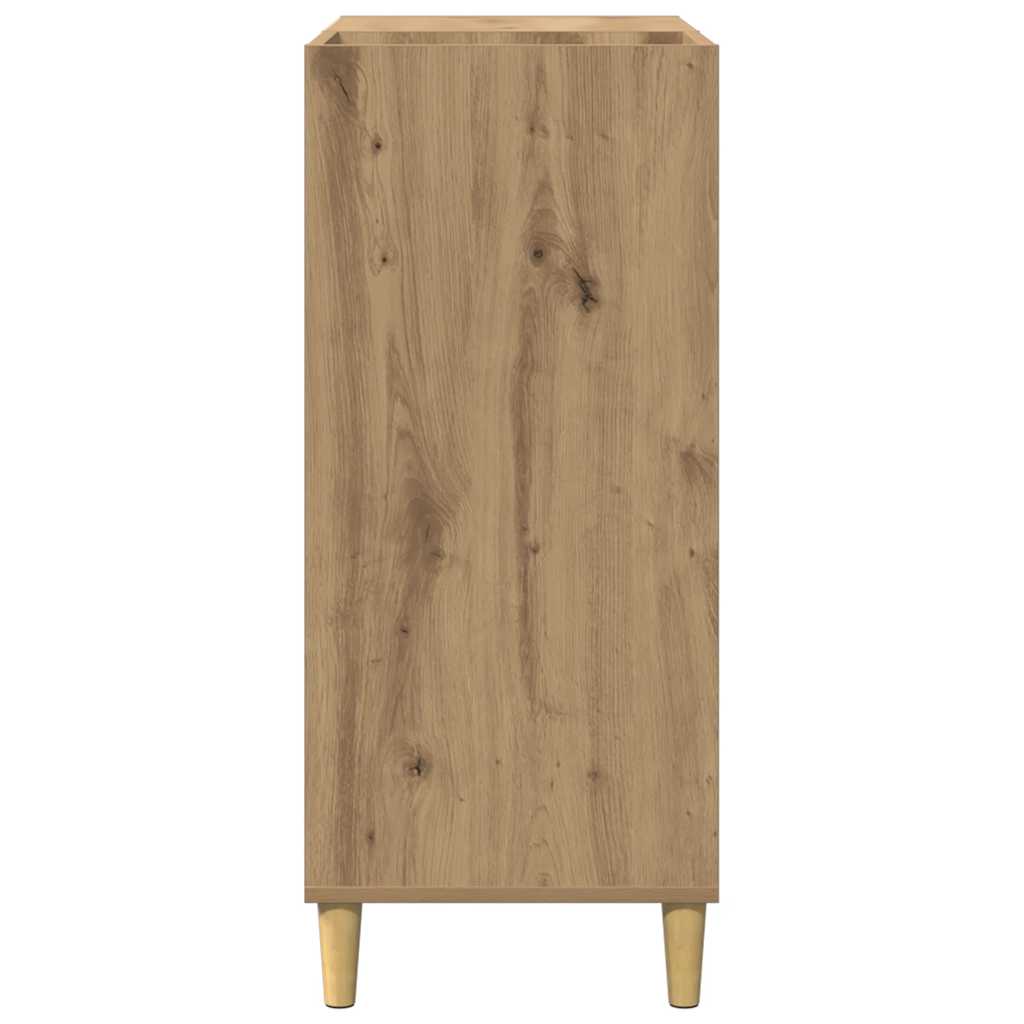 Record Cabinet Artisan Oak 84.5x38x89 cm Engineered Wood
