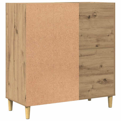 Record Cabinet Artisan Oak 84.5x38x89 cm Engineered Wood