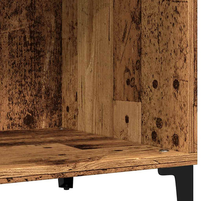 Record Cabinet Old Wood 84.5x38x89 cm Engineered Wood