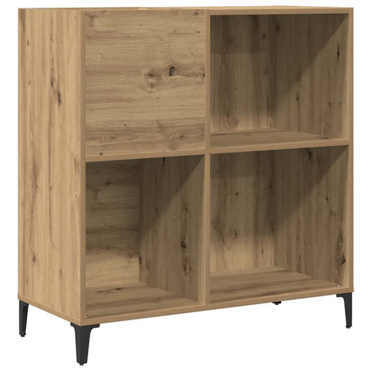 Record Cabinet Artisan Oak 84.5x38x89 cm Engineered Wood