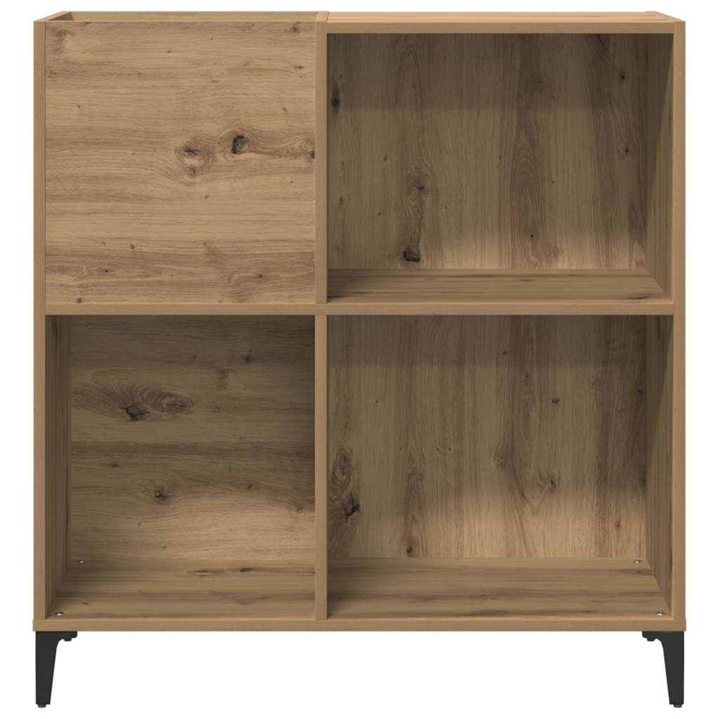 Record Cabinet Artisan Oak 84.5x38x89 cm Engineered Wood