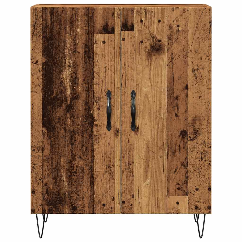 Sideboard Old Wood 69.5x34x90 cm Engineered Wood