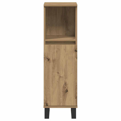 Bathroom Cabinet Artisan Oak 30x30x100 cm Engineered Wood