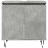 Bathroom Cabinet Concrete Grey 58x33x60 cm Engineered Wood