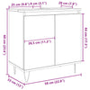 Bathroom Cabinet Old Wood 58x33x60 cm Engineered Wood