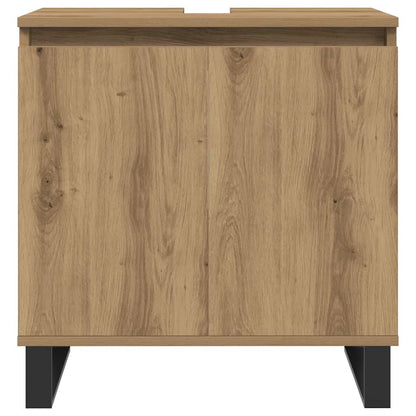 Bathroom Cabinet Artisan Oak 58x33x60 cm Engineered Wood