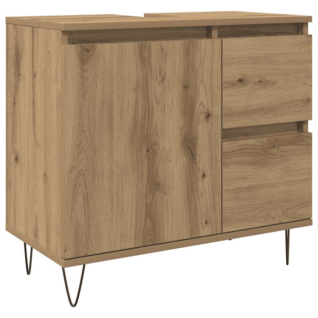 Sink Cabinet Artisan Oak 65x33x60 cm Engineered Wood