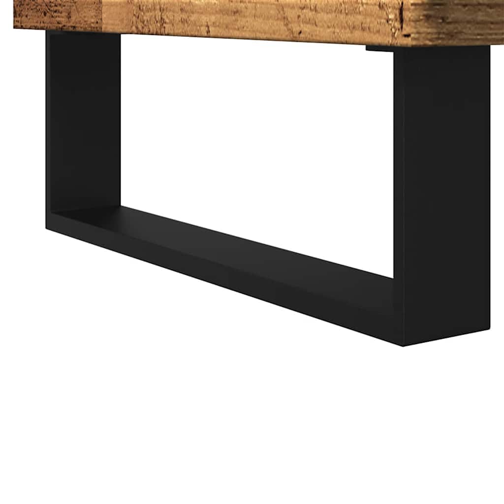 Bathroom Sink Cabinet | Old wood | Engineered Wood, Iron