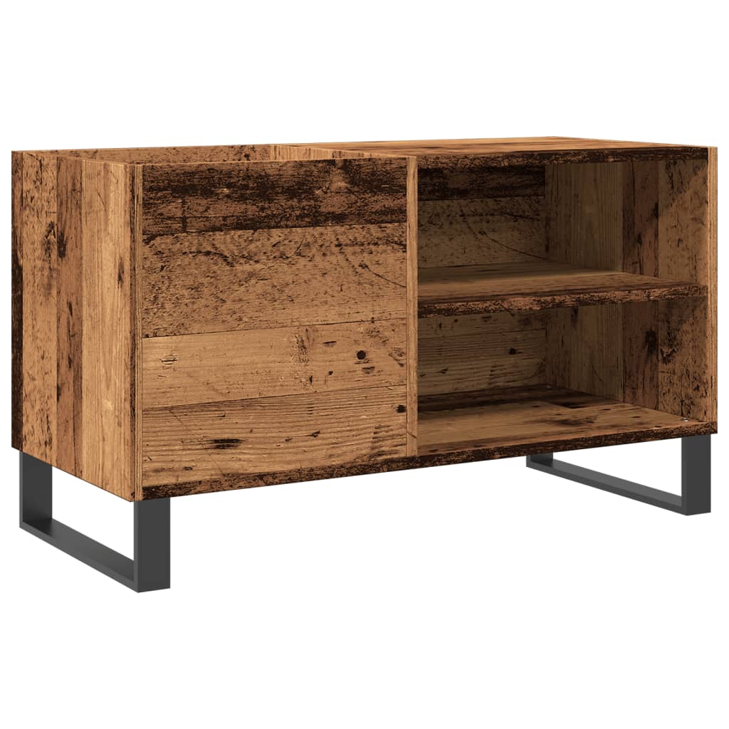 Record Cabinet Old Wood 84.5x38x48 cm Engineered Wood