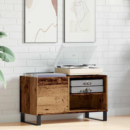 Record Cabinet Old Wood 84.5x38x48 cm Engineered Wood