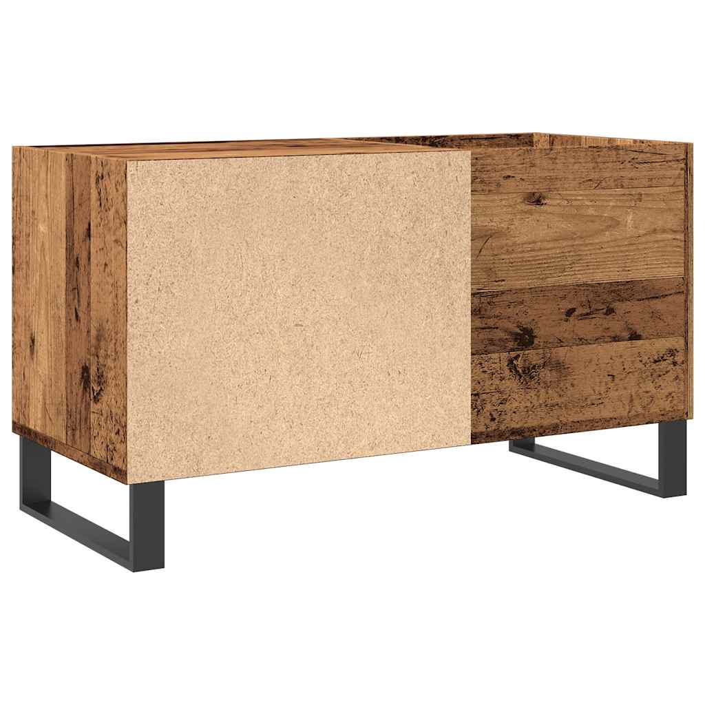 Record Cabinet Old Wood 84.5x38x48 cm Engineered Wood