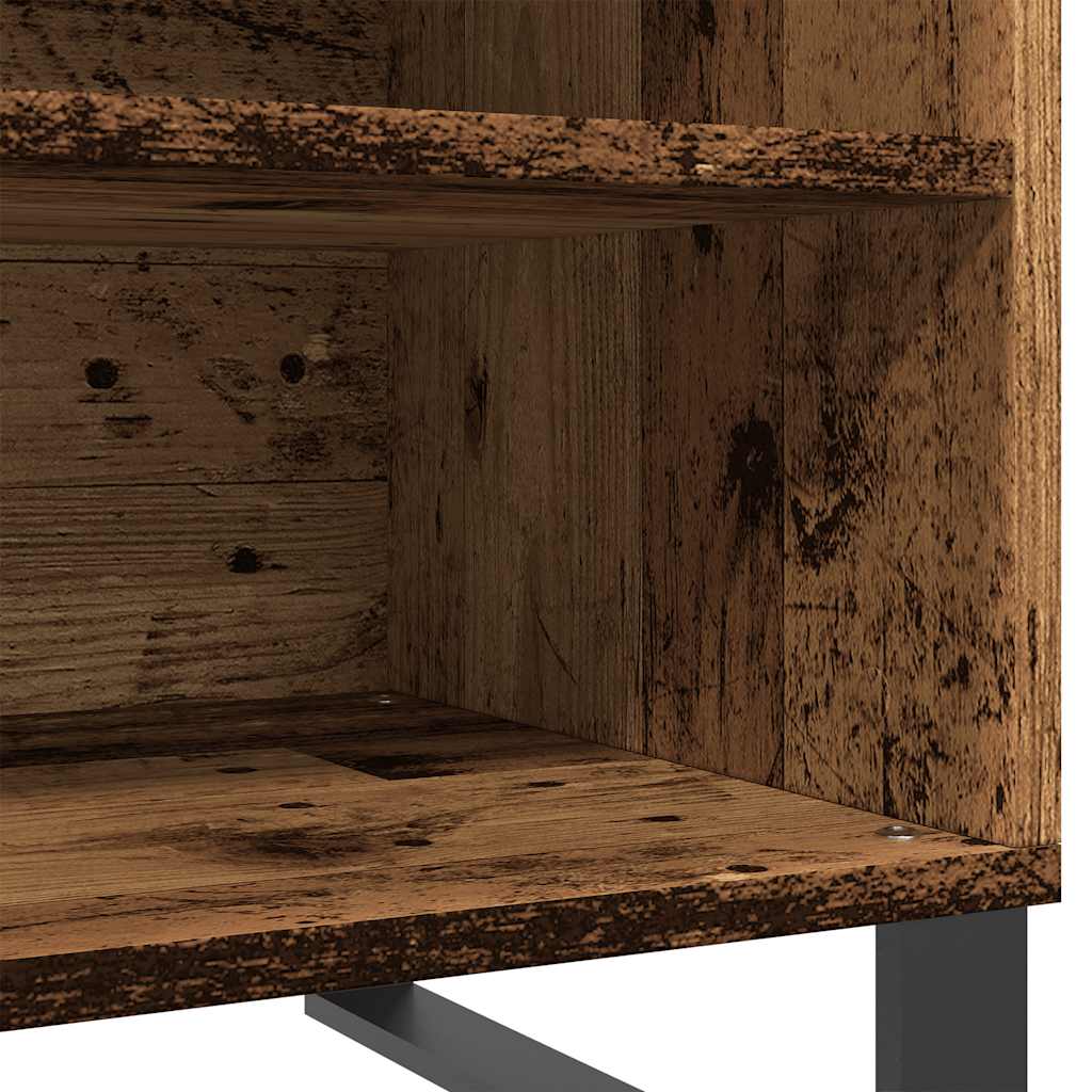 Record Cabinet Old Wood 84.5x38x48 cm Engineered Wood