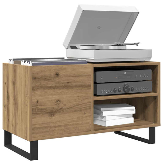 Record Cabinet Artisan Oak 84.5x38x48 cm Engineered Wood