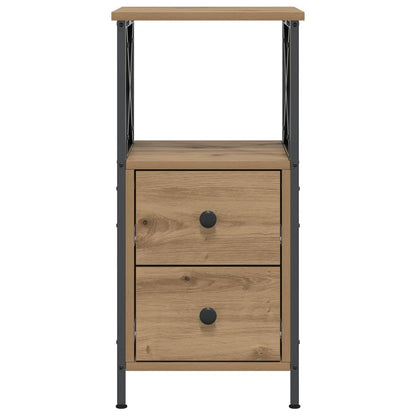 Bedside Cabinet Artisan Oak 34x35.5x70 cm Engineered Wood
