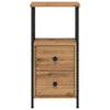 Bedside Cabinet Artisan Oak 34x35.5x70 cm Engineered Wood
