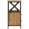 Bedside Cabinet Artisan Oak 34x35.5x70 cm Engineered Wood