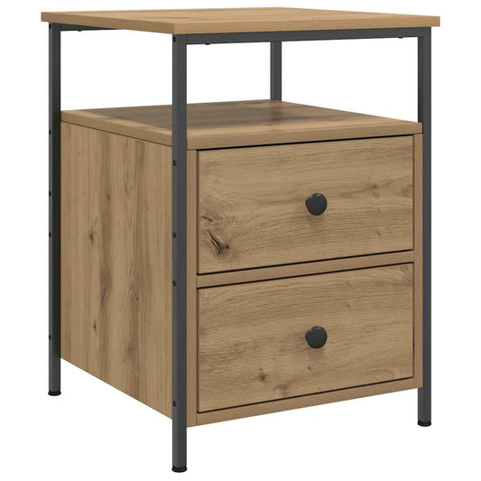Bedside Cabinet Artisan Oak 44x45x60 cm Engineered Wood
