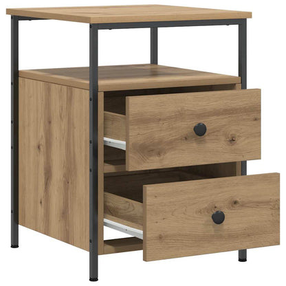 Bedside Cabinet Artisan Oak 44x45x60 cm Engineered Wood