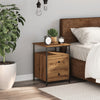 Bedside Cabinet Artisan Oak 34x35.5x50 cm Engineered Wood