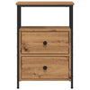 Bedside Cabinet Artisan Oak 34x35.5x50 cm Engineered Wood